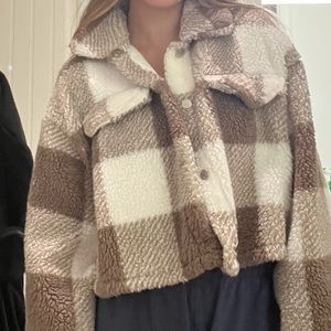 shein fuzzy jacket